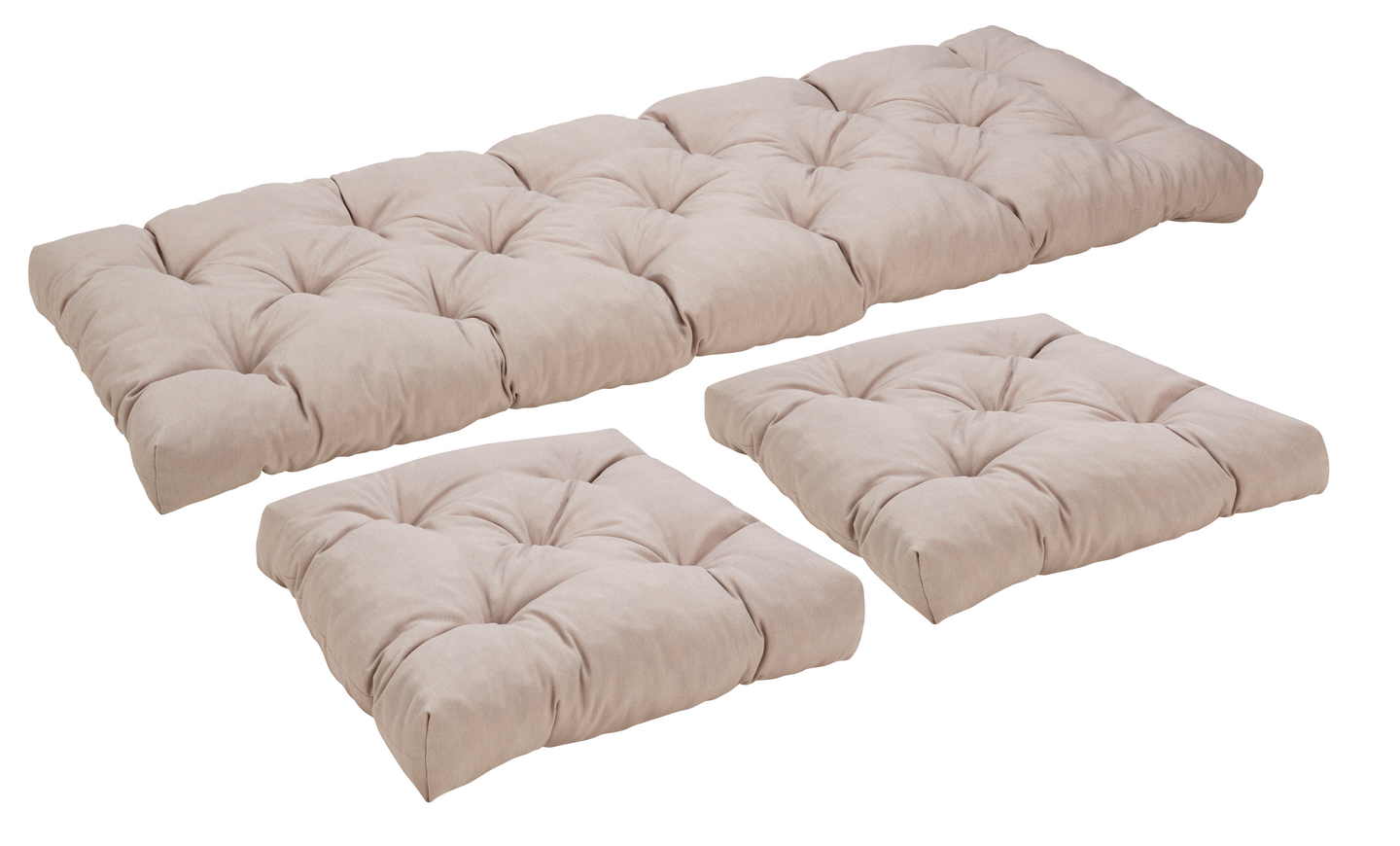 Pehmustesetti Cello Hanna 150x50x5 beige