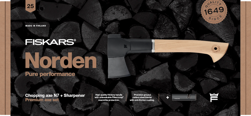 Retkikirves Fiskars Norden N7 lahjapakkaus