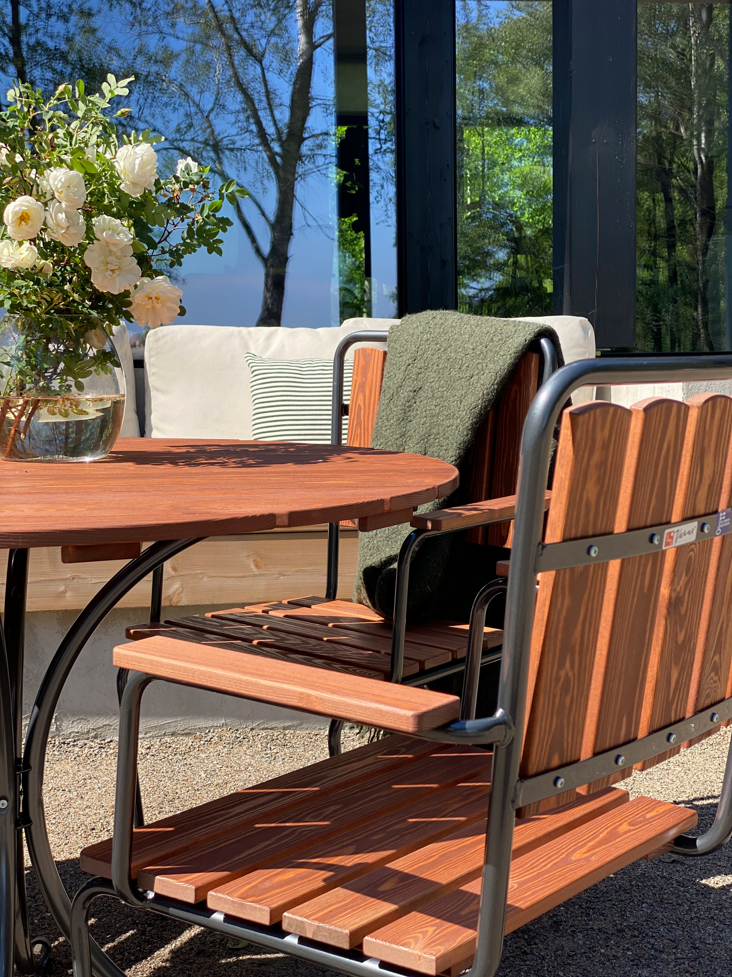 Pöytä Varax Suvisaari pyöreä cappucino