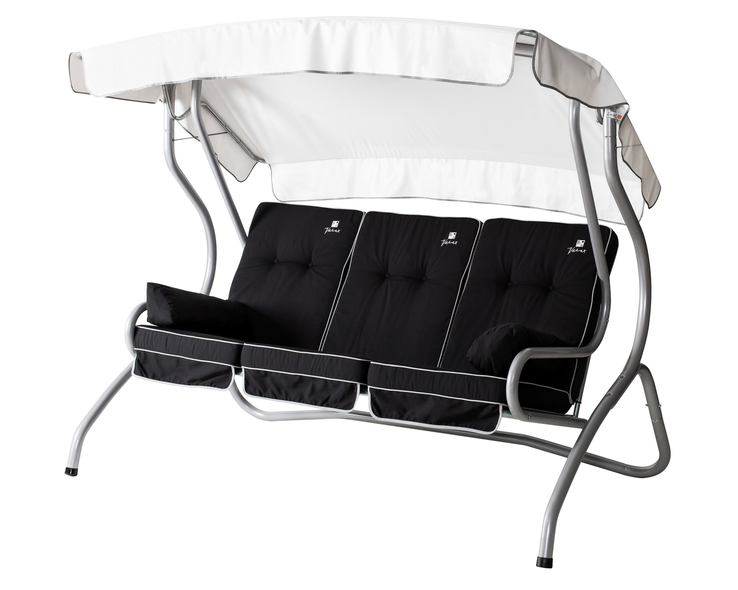 Keinu Varax Monica 3-istuttava musta