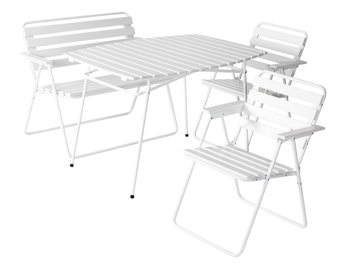 Taittopöytä Varax Retro 120x80cm valkoinen