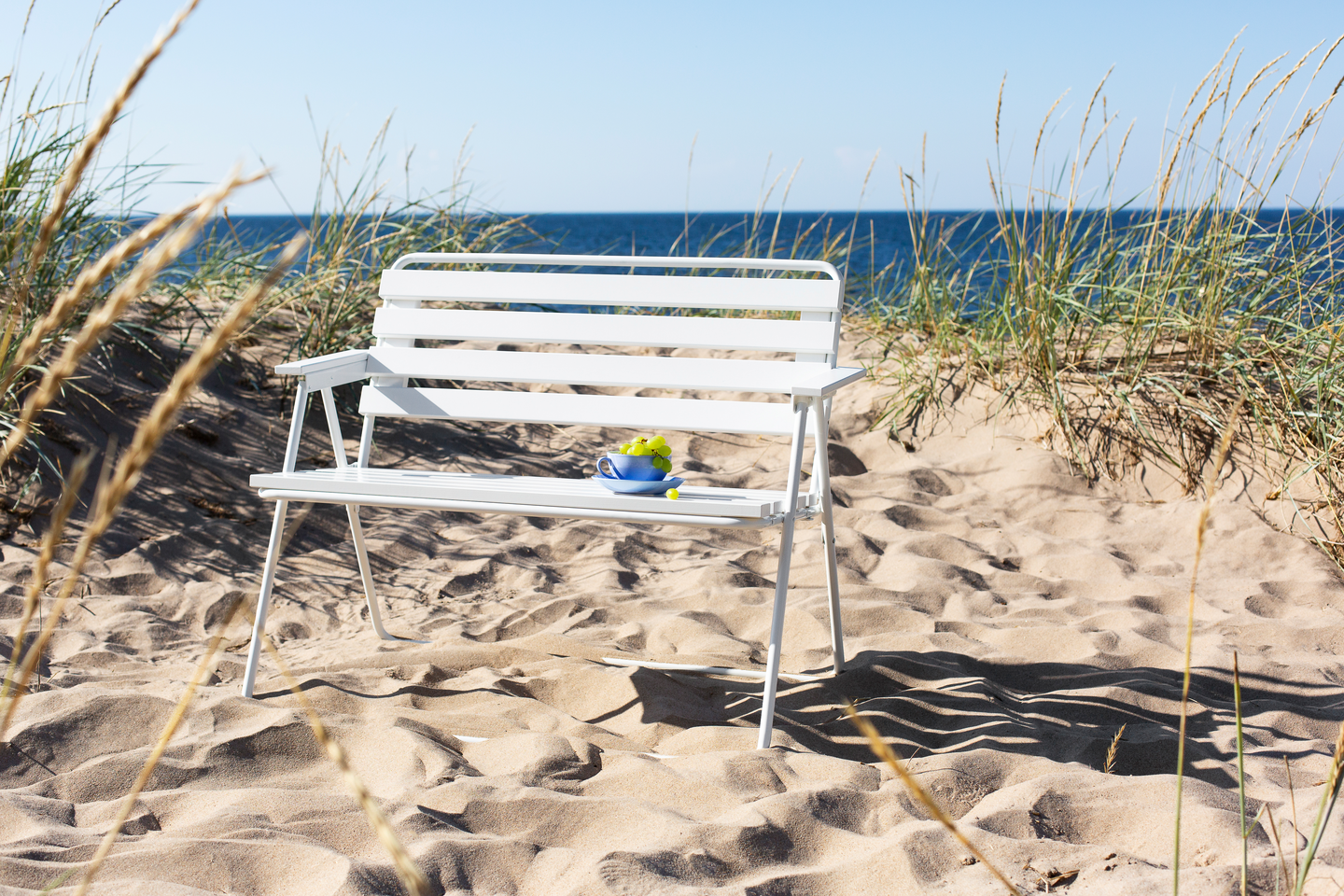 Taittopenkki Varax Retro valkoinen