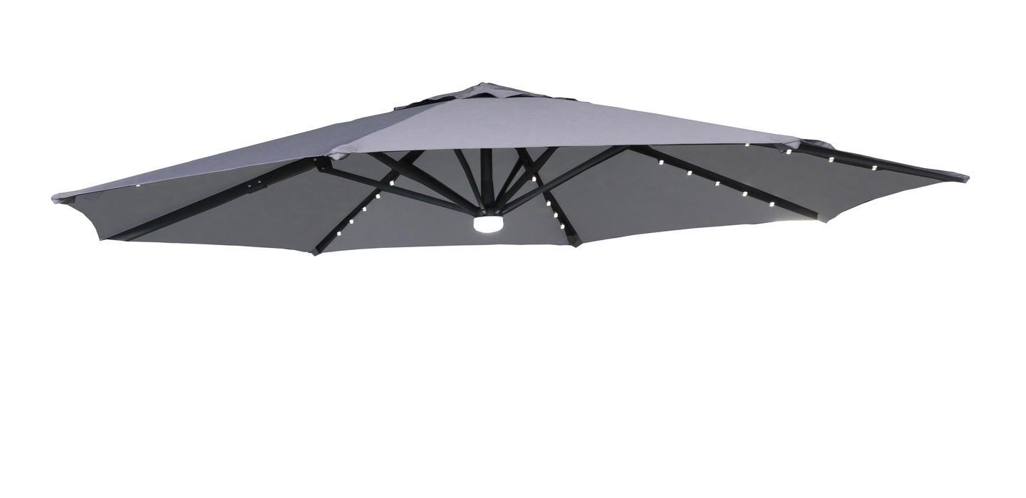 Varjokangas Cello Led Paris 300cm harmaa