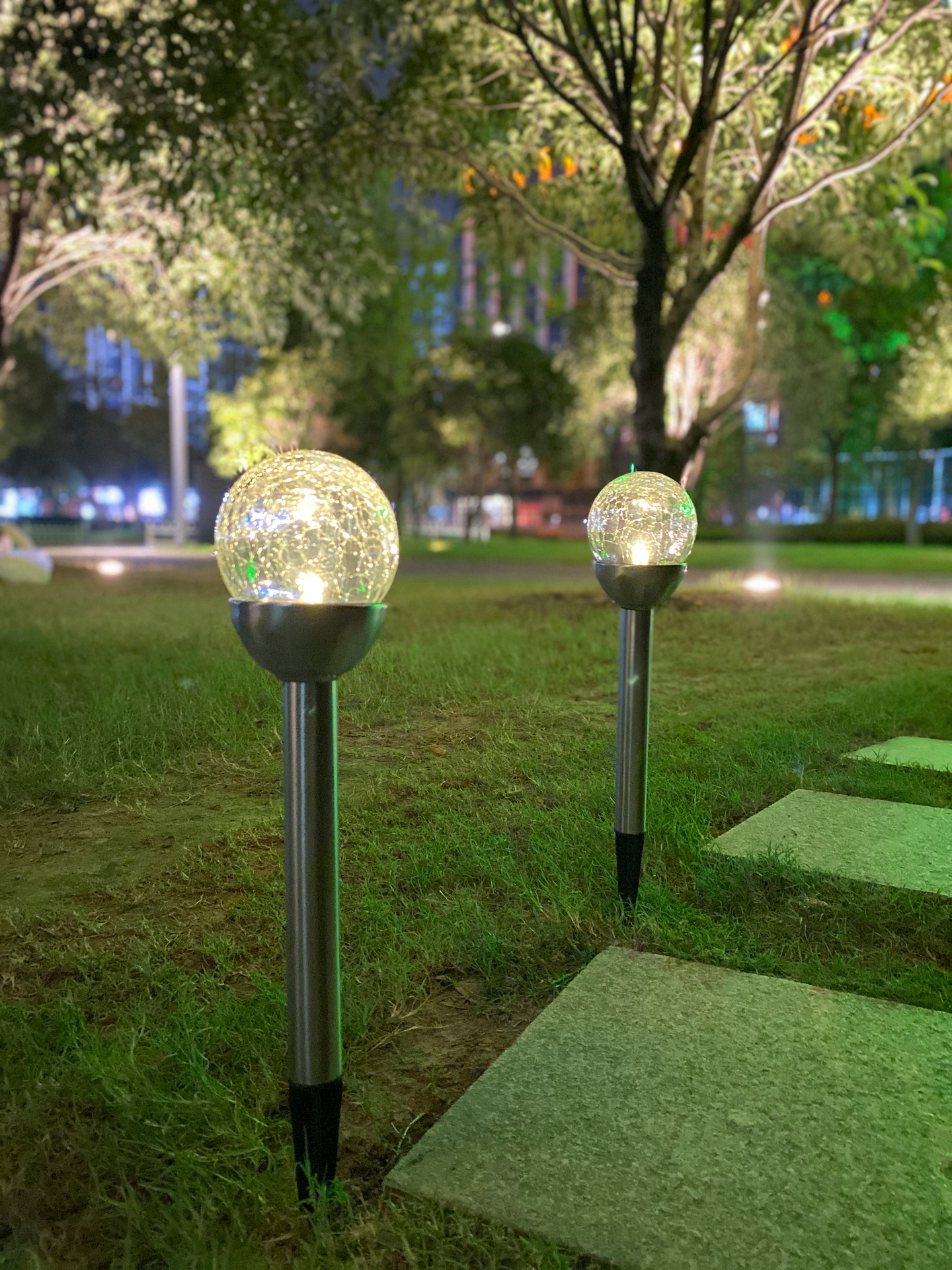 Solar Cello led-pallopylväs 39cm 2kpl