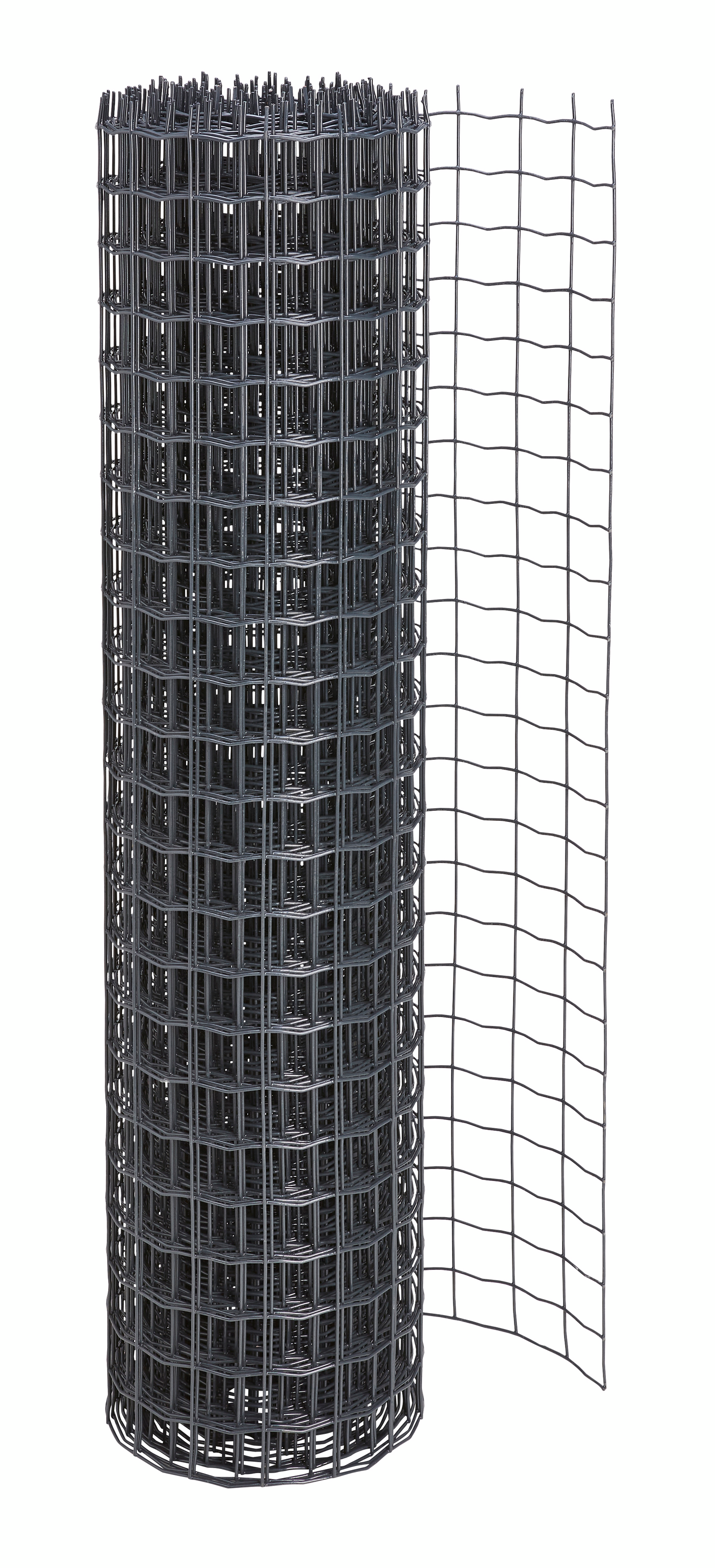 Verkkoaita FXA vahva 120cmx15m harmaa, tukeva aitaverkko 3mm lankavahvuudella