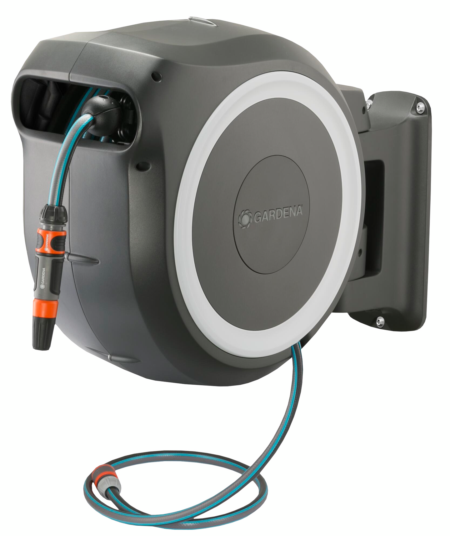 Seinäletkukela Gardena RollUp XL 35m valk sis. ruiskusuutin & kastelupistooli