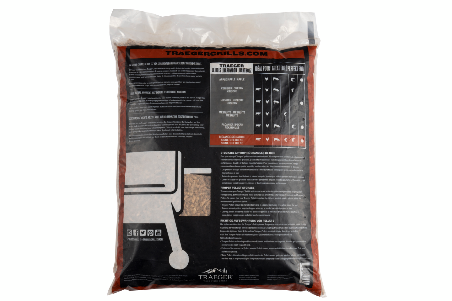 Puupelletti Traeger FSC Hickory 9kg