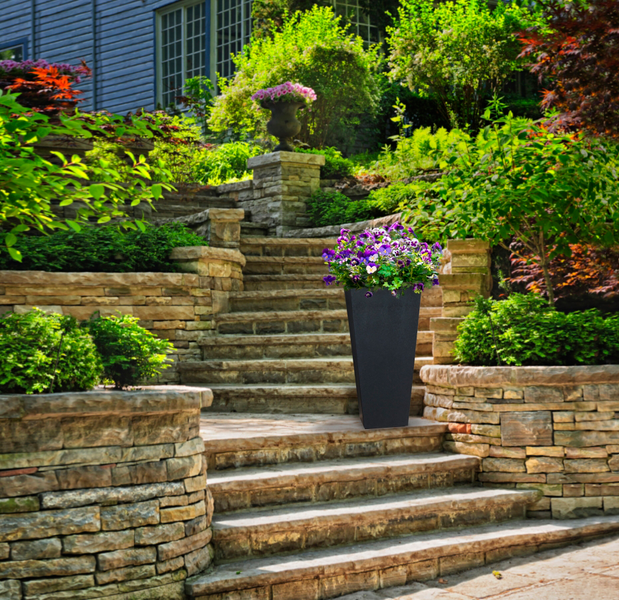 Kukkaruukku Multy Home Sonata 70x35x35cm harmaa