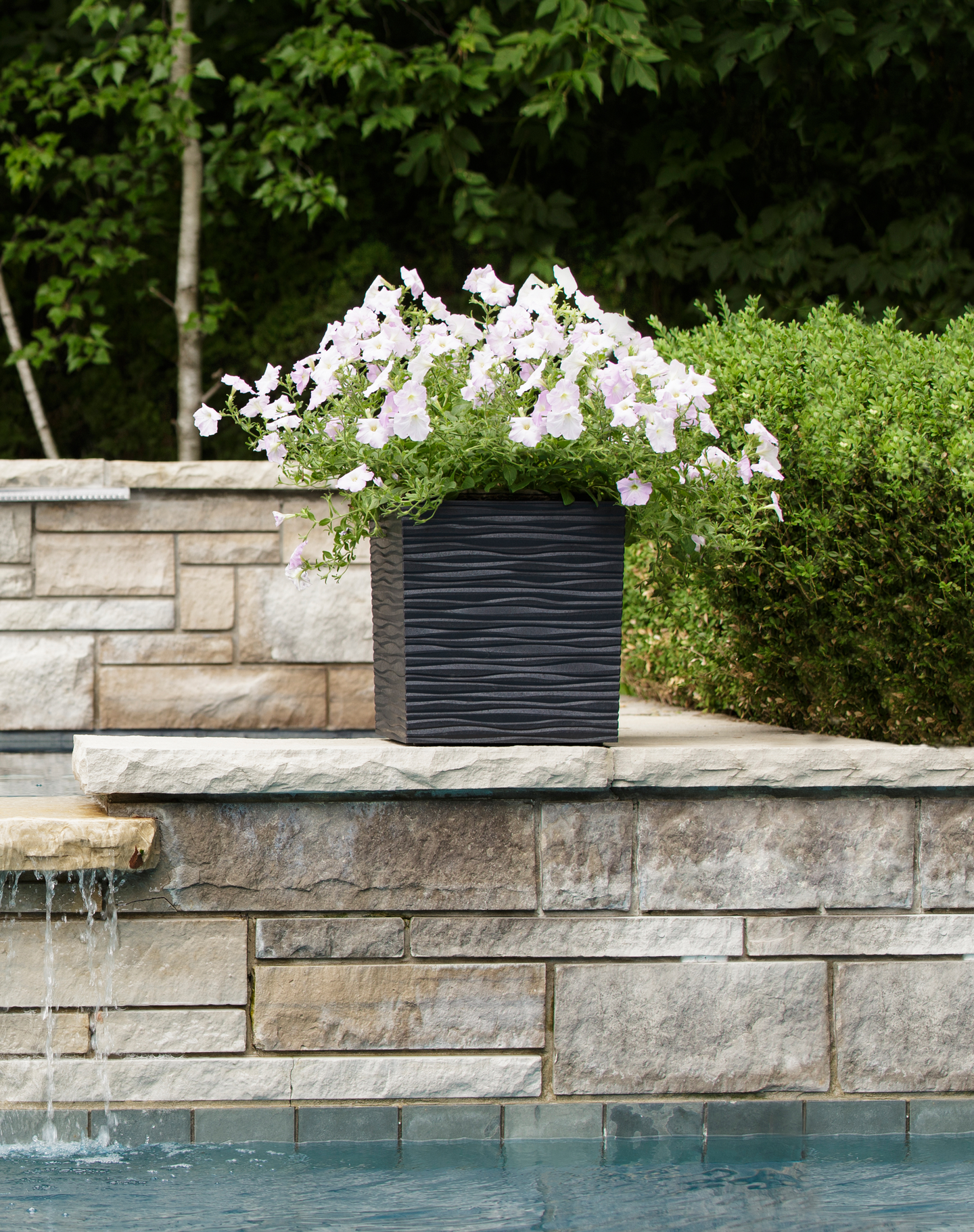 Kukkaruukku Multy Home Serenity 36x34x34cm harmaa