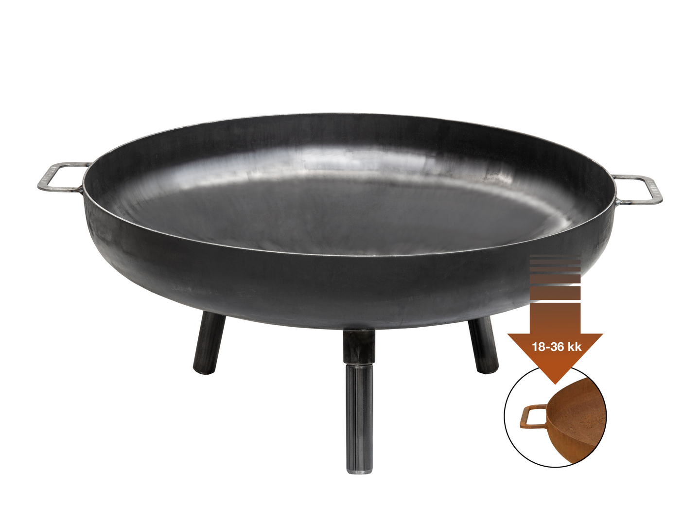 Tulipata Muurikka 70 corten