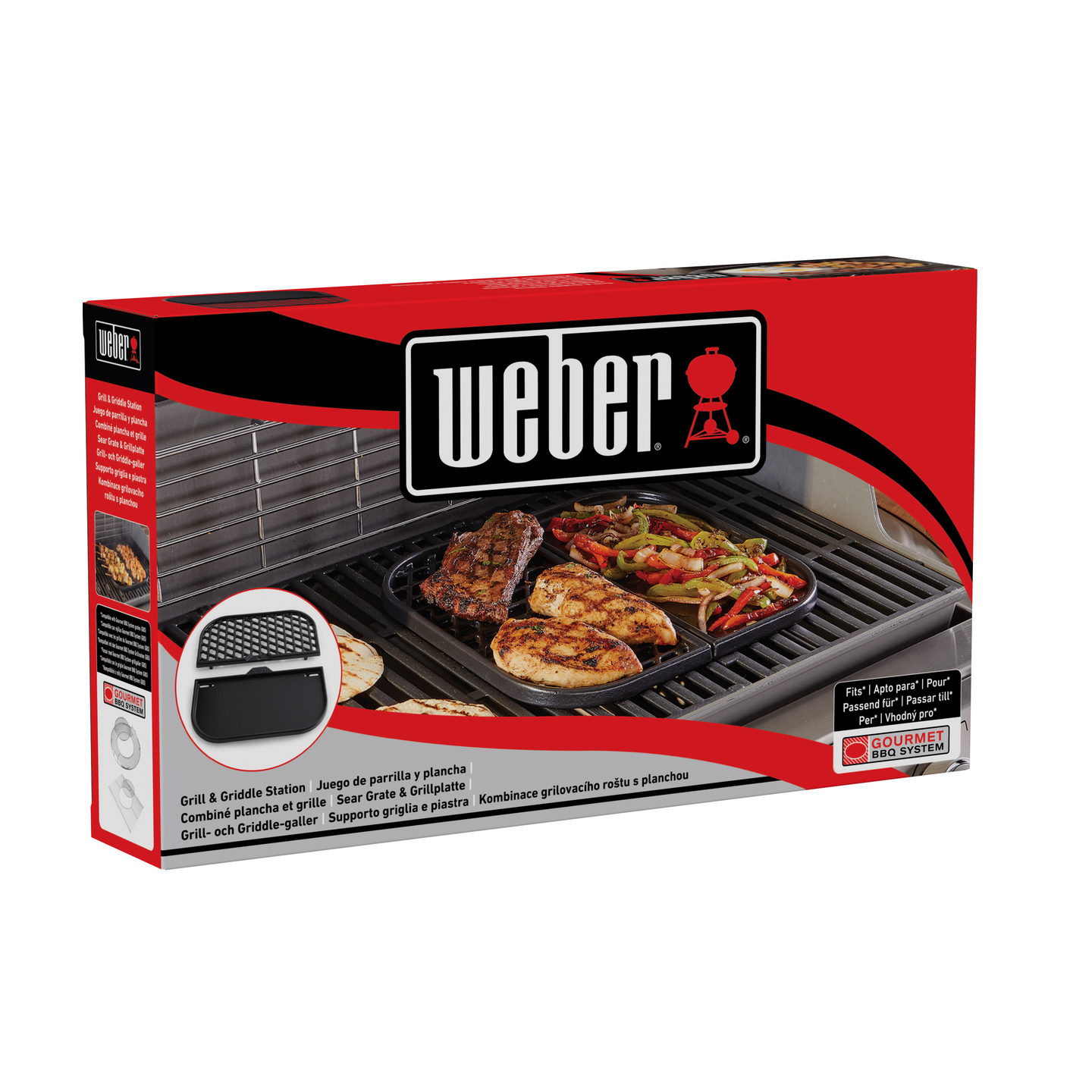 Paahto- ja paistoritilä Weber 2-osainen