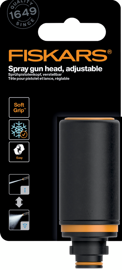 Kastelusuutinpää Fiskars säädettävä