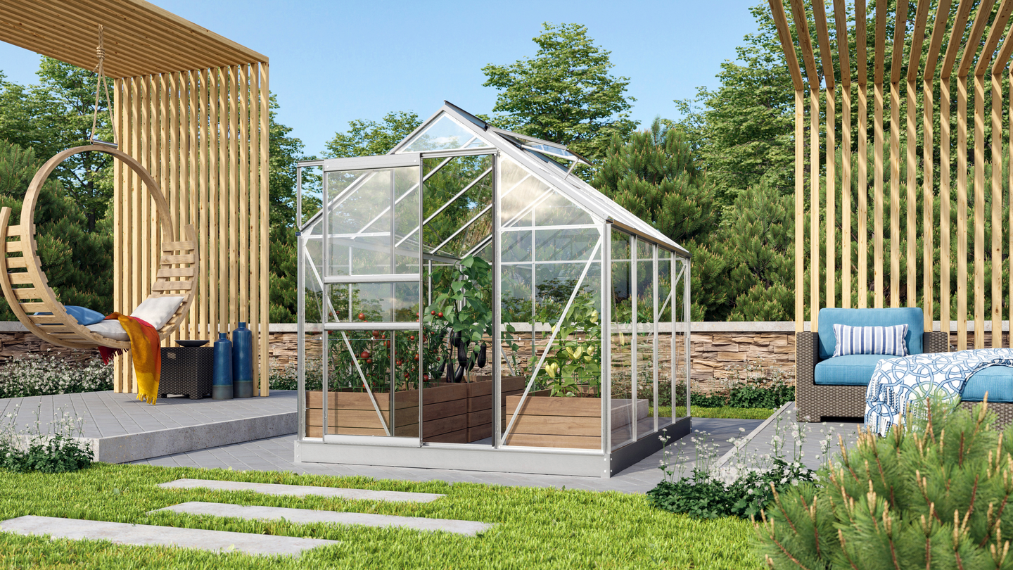 Kasvihuone Vitavia Venus 5000 lasi alumiinirungolla