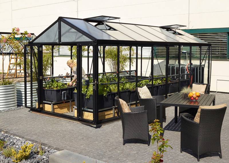 Kasvihuone Vitavia Poseidon 13800 karkaistu lasi kennolevy