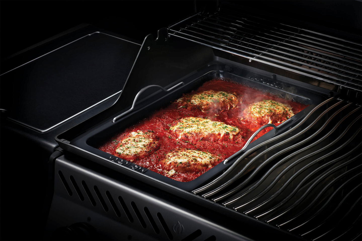 Paahtopannu Napoleon emaloitu kahvoilla