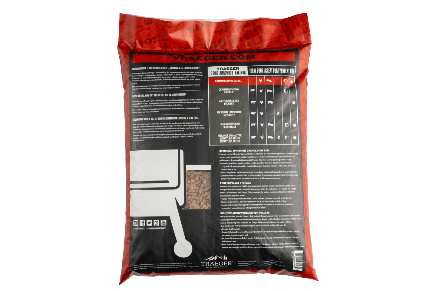 Puupelletti Traeger omena 9kg