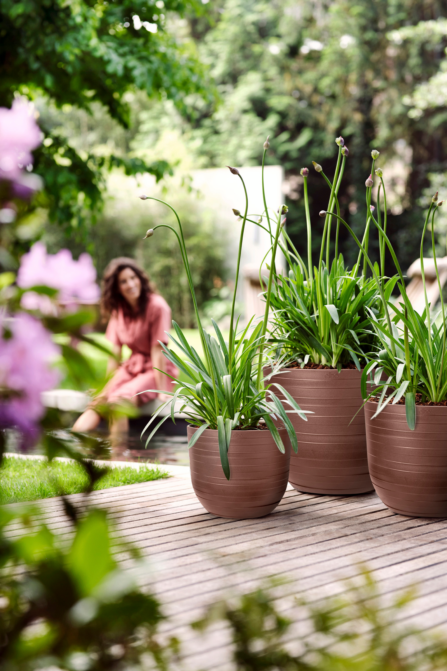 Ruukku Elho Fuente Rings 47cm ruskea