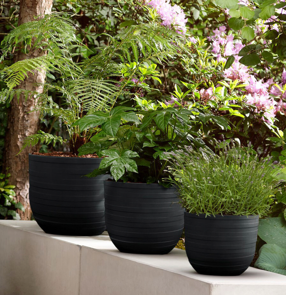 Ruukku Elho Fuente Rings 30cm musta