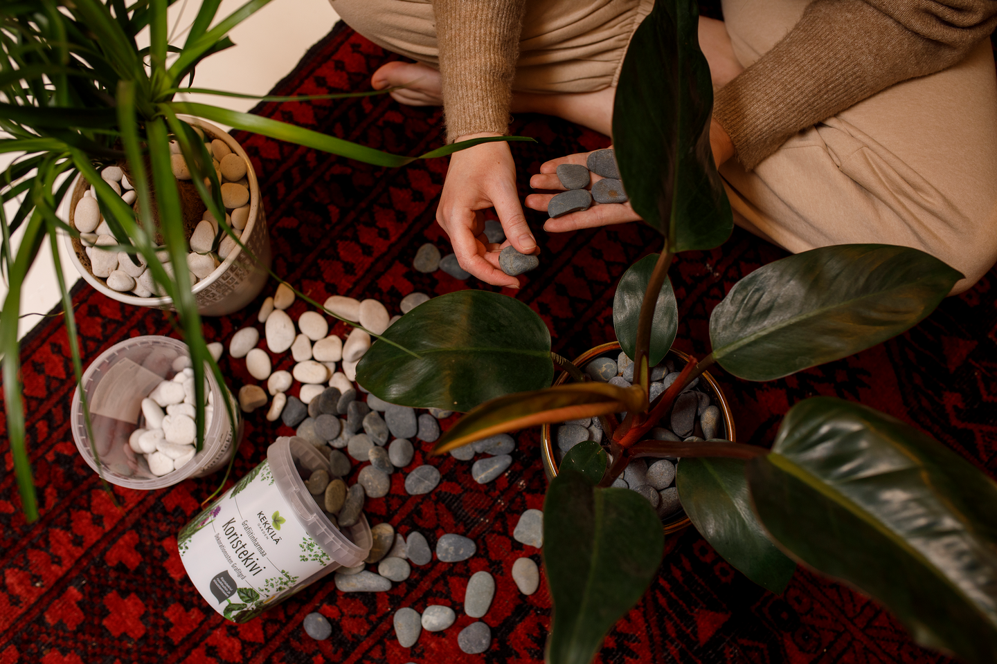 Koristekivi Kekkilä helmenvalkoinen 1l