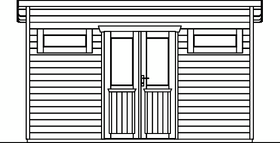 Aittavarasto Goodiy Leksand 8,7m²