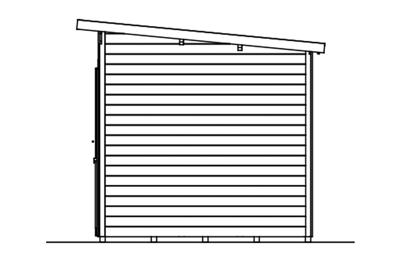 Aittavarasto Goodiy Leksand 8,7m²