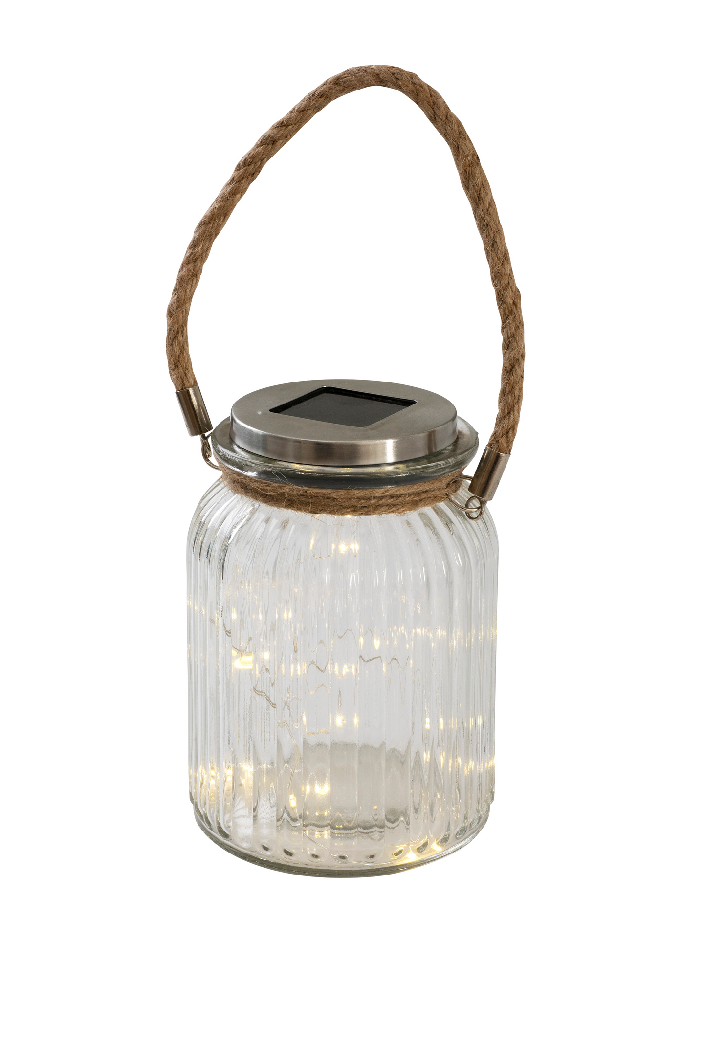 Lasipurkki Airam ludo Solar 16cm ø11cm