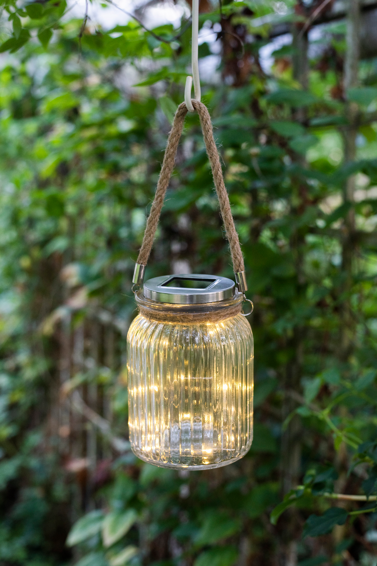 Lasipurkki Airam ludo Solar 16cm ø11cm