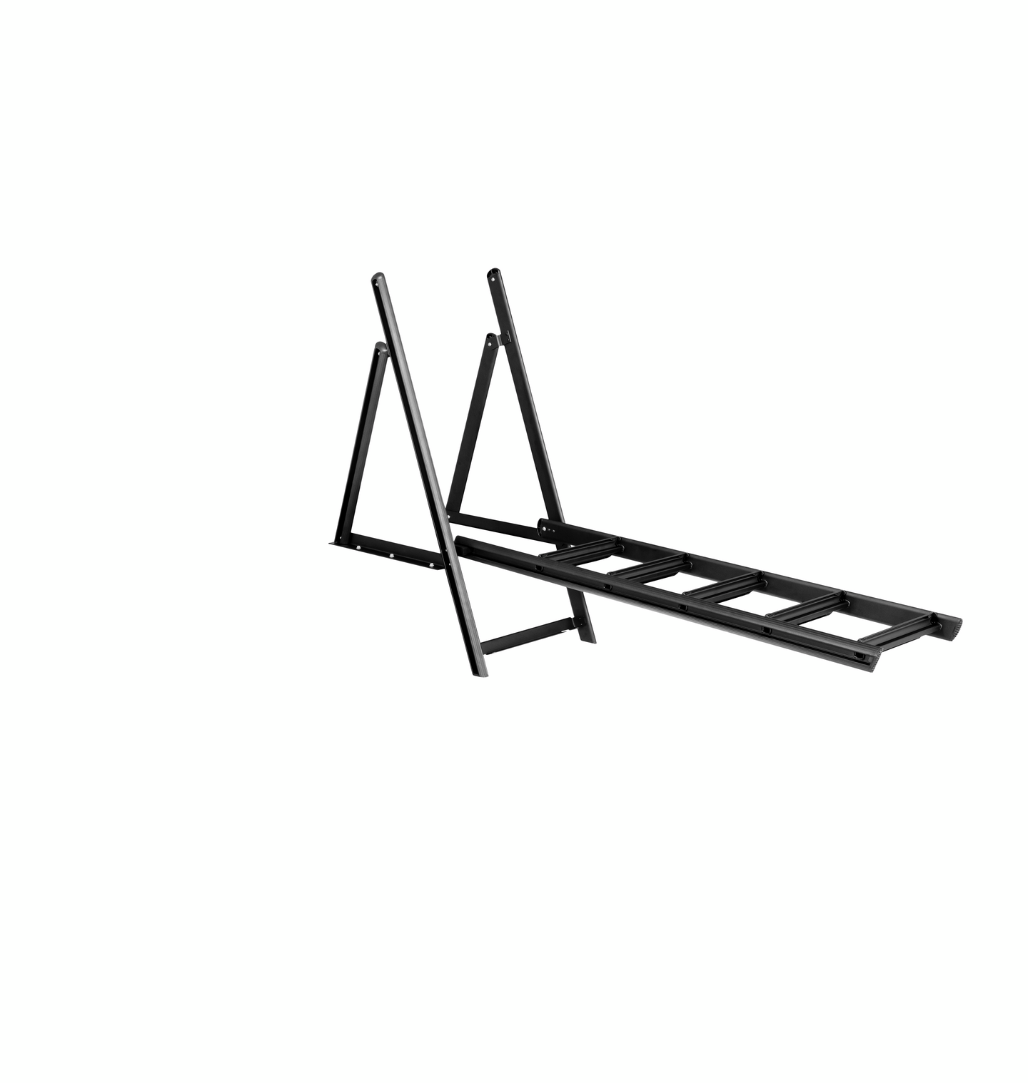 Laituritikas Tikli Kippi 5-askelmainen alumiinia musta pulverimaalaus