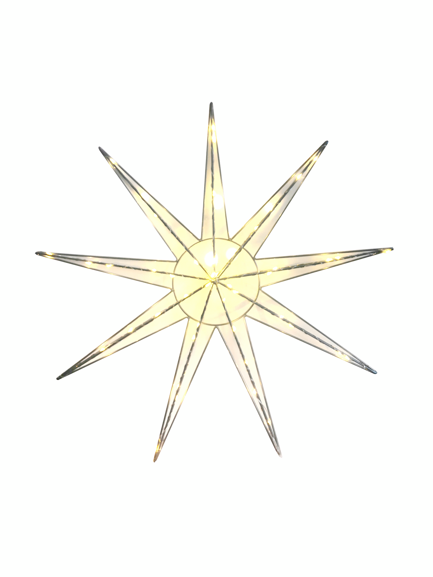 Valotähti 50led Cello silver 50cm