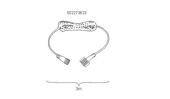 Liitosjohto 3m Cello cluster valosarjaan