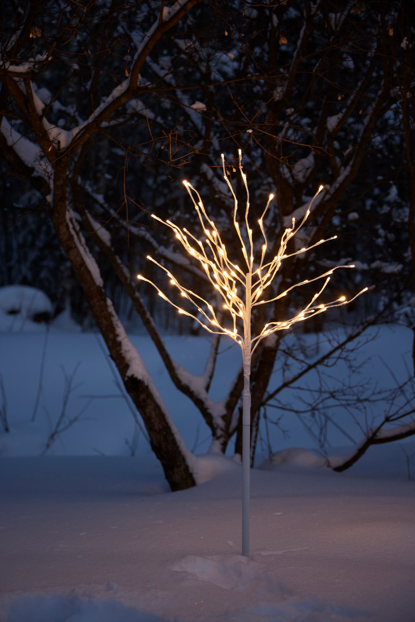 Valopuu Cello 120cm valkoinen IP44