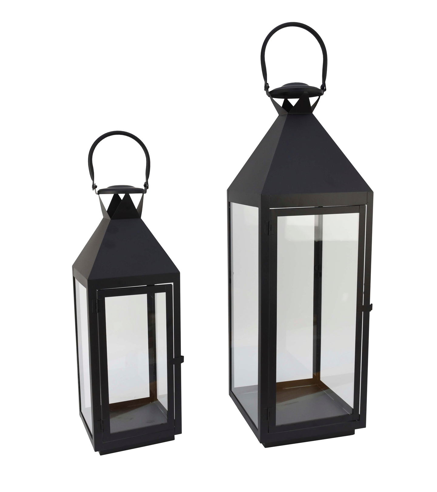 Lyhty Cello metalli matta musta 53,5cm