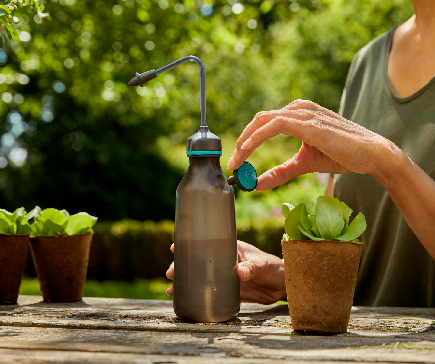 Kastelupullo kylvöksille 0,45l Gardena