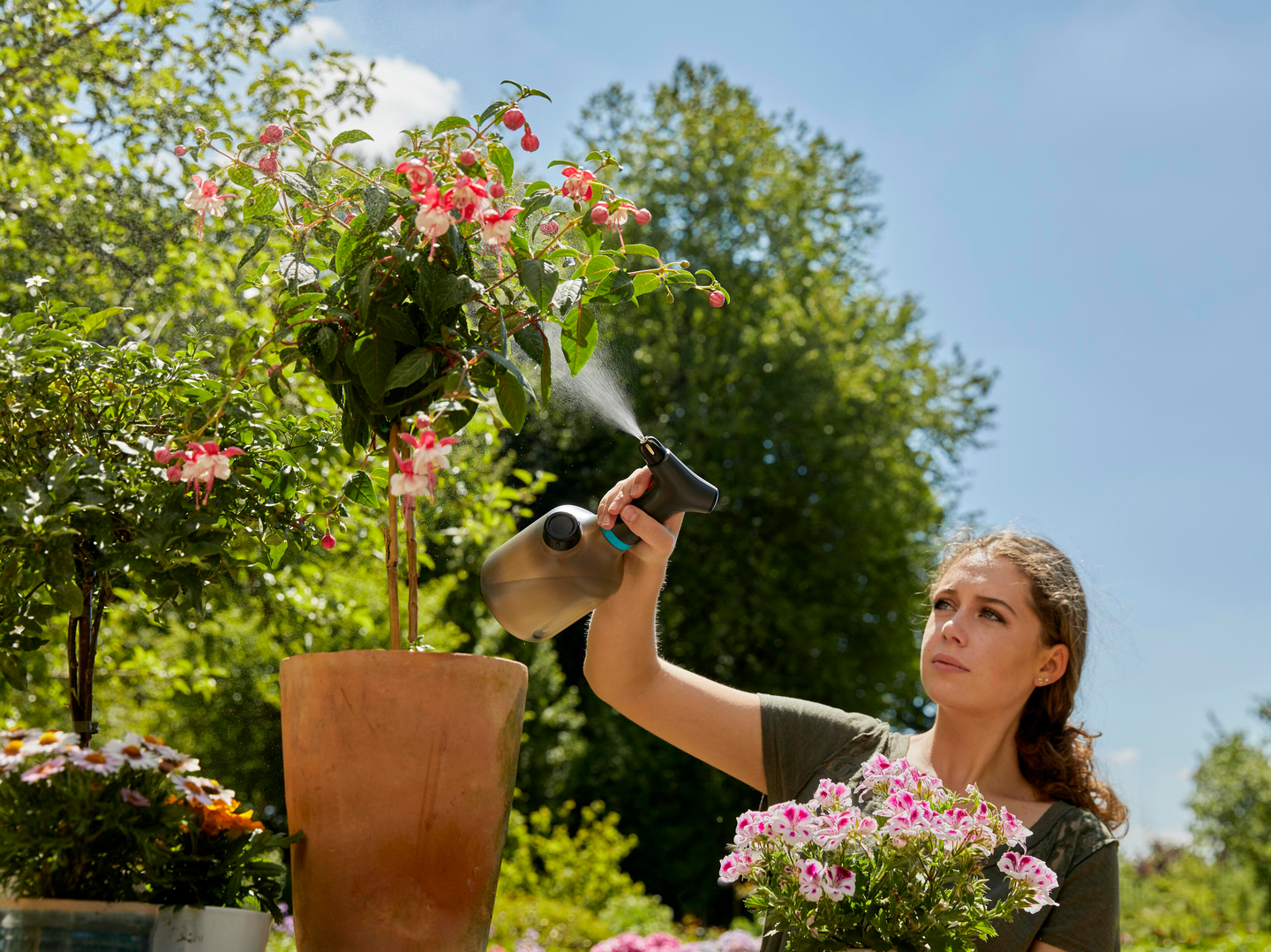 Sumutinpullo easypump 1l paristokäyttöinen Gardena
