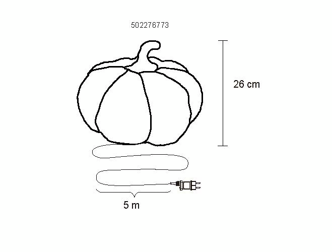 Kurpitsa Cello 26cm IP44