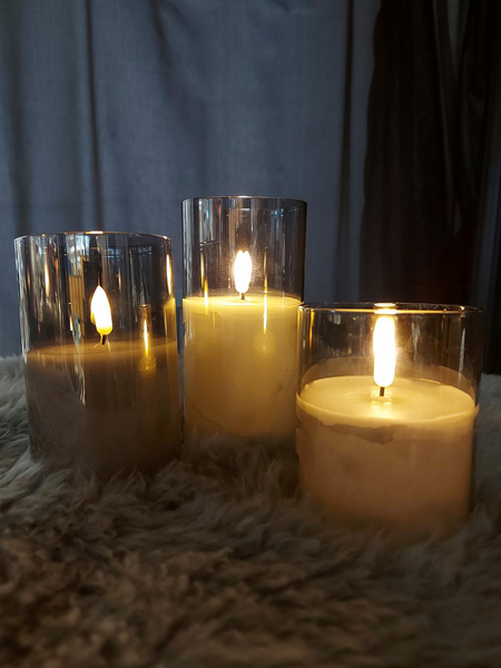 LED-LJUSLAMPA SMOKEY 15CM