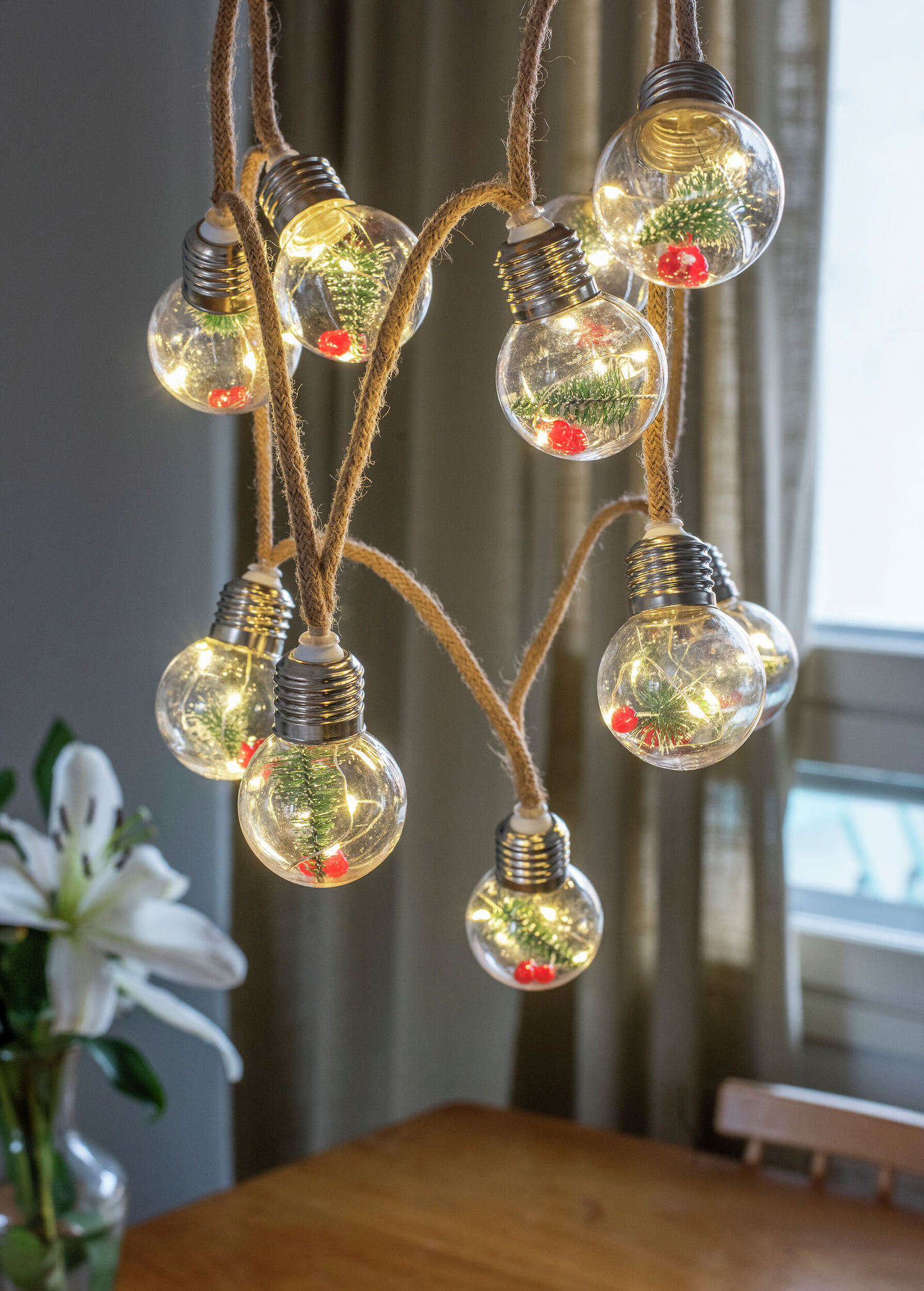 Lamppusarja Airam Dome 10led 1,35m