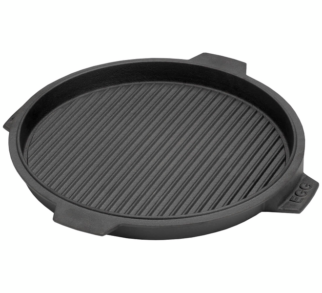 Valurautainen Plancha-levy Big Gren Egg puolikuu 2-puoleinen S M MX