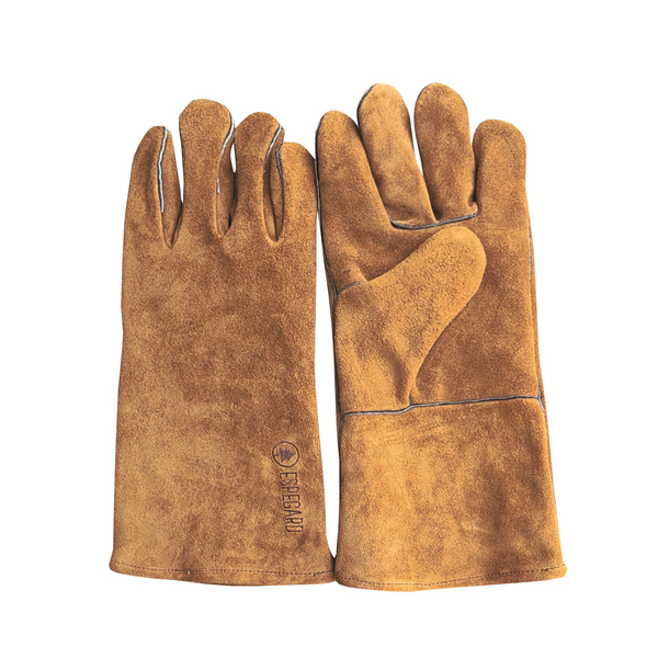 Grillauskäsineet Espegard mokkanahkaa ruskea One Size