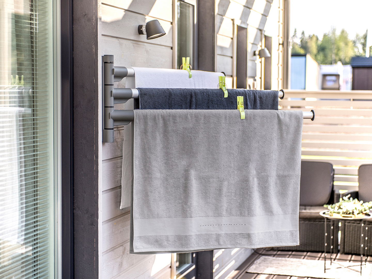 Tuuletusteline Pisla Duster M3 harmaa