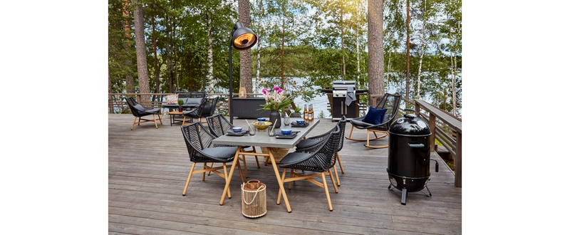 Terassilämmitin FXA SINGULAR 2000 teräs korkeus 230cm