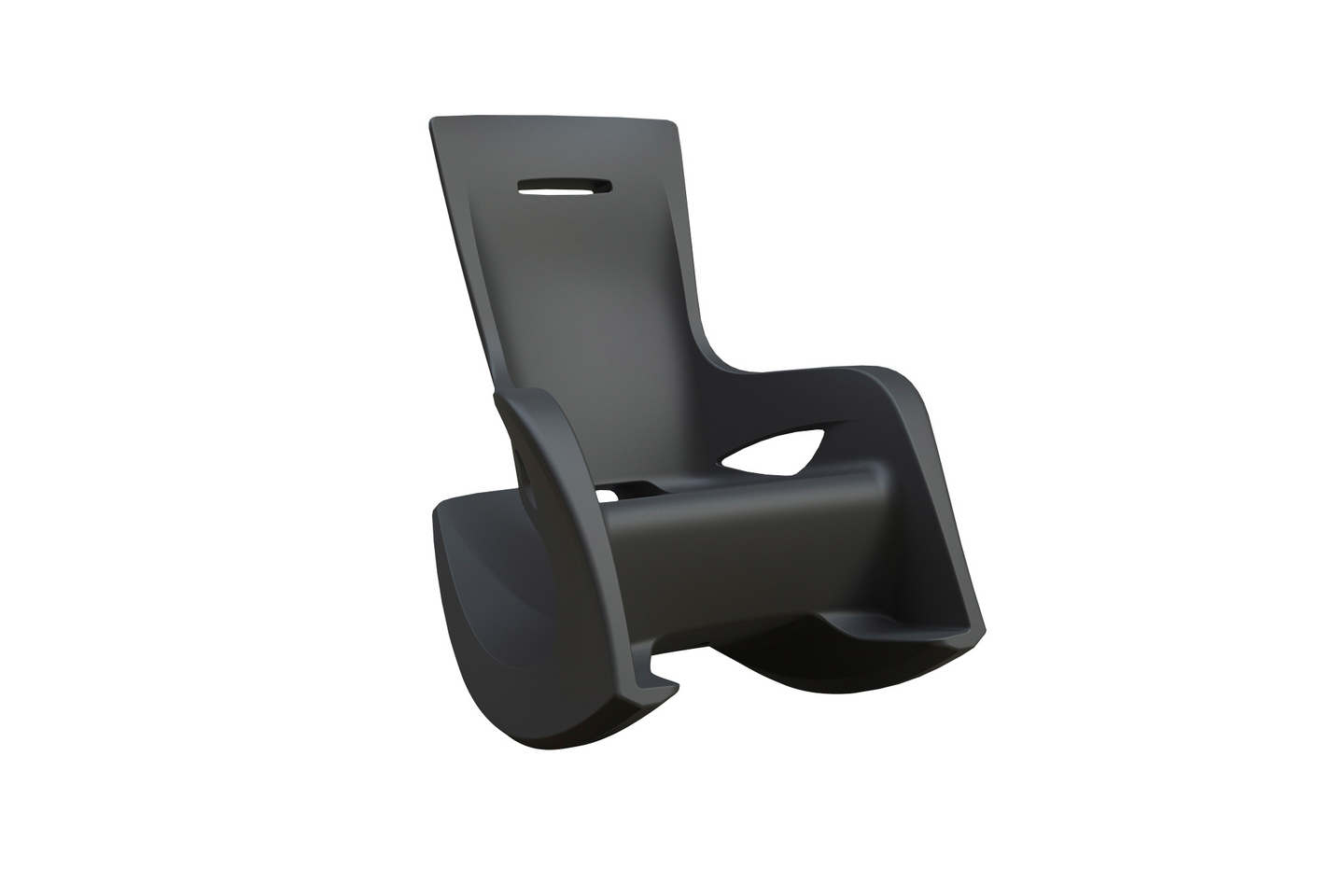 Keinutuoli Heija Savu tummanharmaa