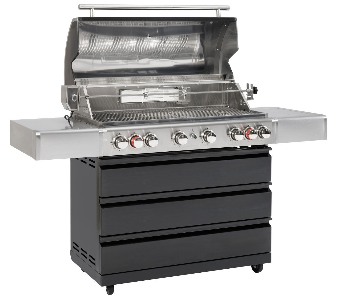 Kaasugrilli Cello Ready 6iX Black Edition