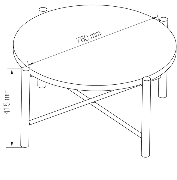Sohvapöytä Cello Lounge 76cm
