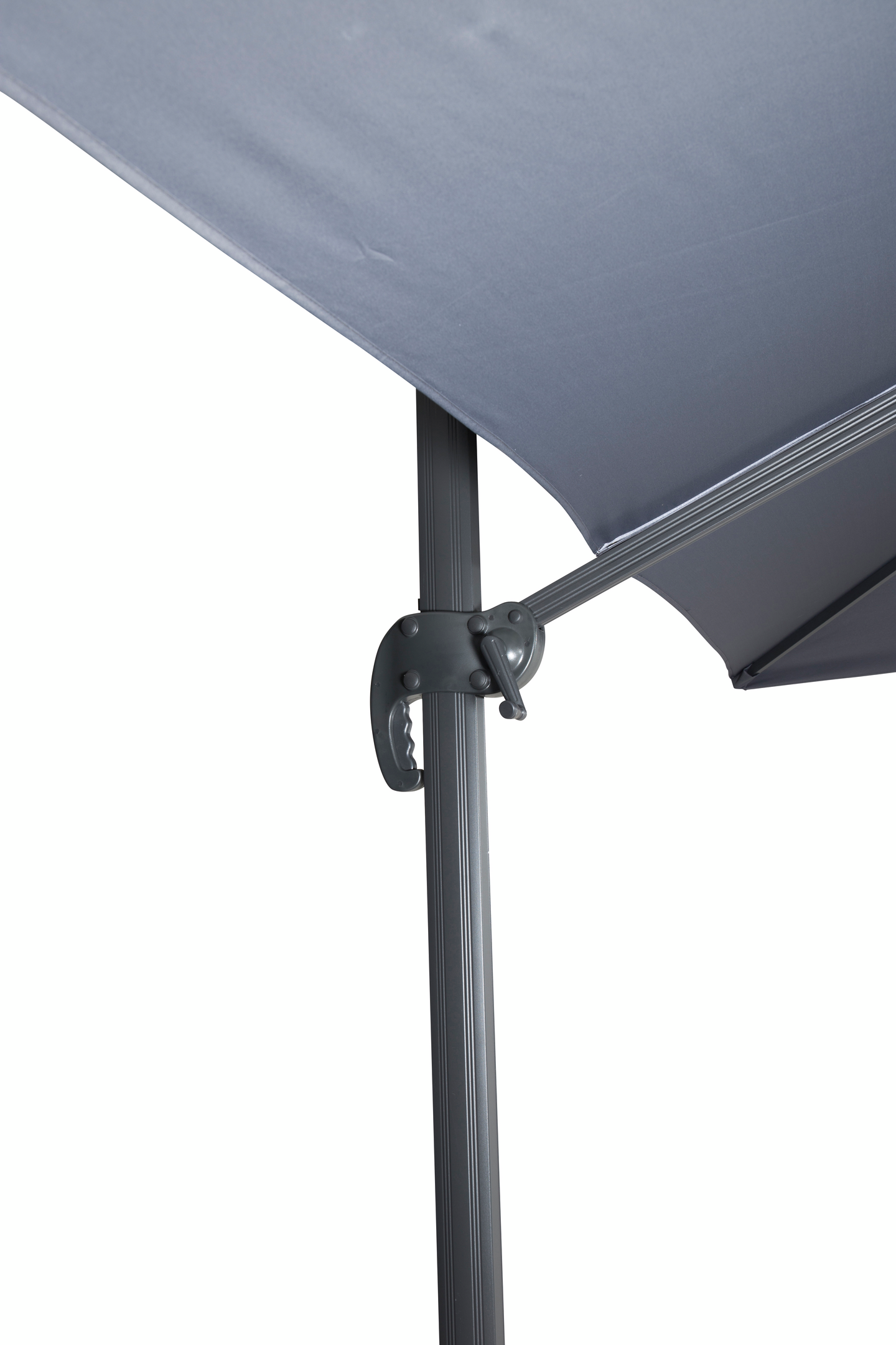 PARASOLL CELLO LOTUS SVART GRÅ STÄLL