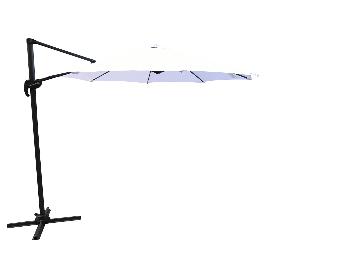 PARASOLL CELLO LOTUS VIT GRÅ STÄLLNI