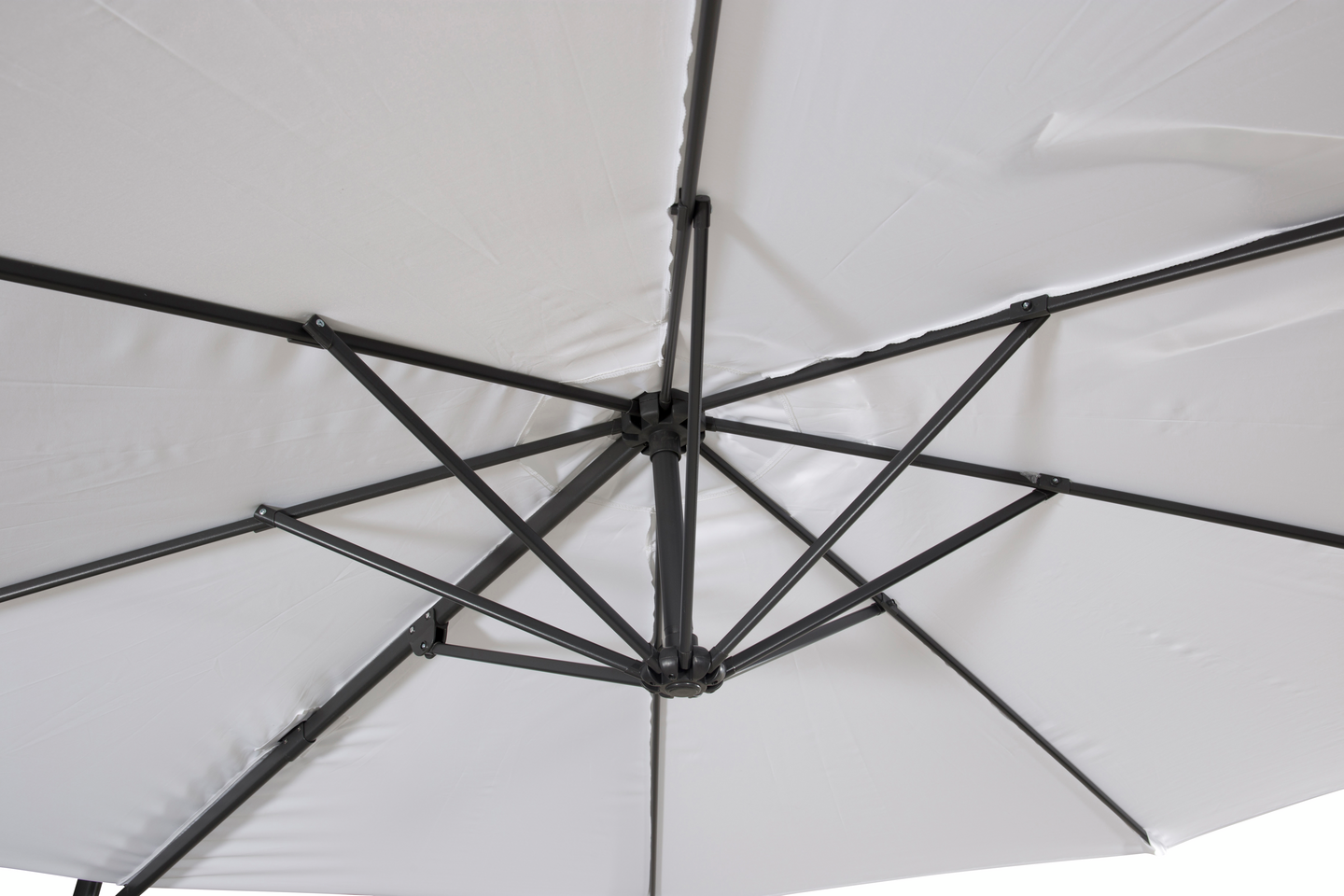 PARASOLL CELLO LOTUS VIT GRÅ STÄLLNI