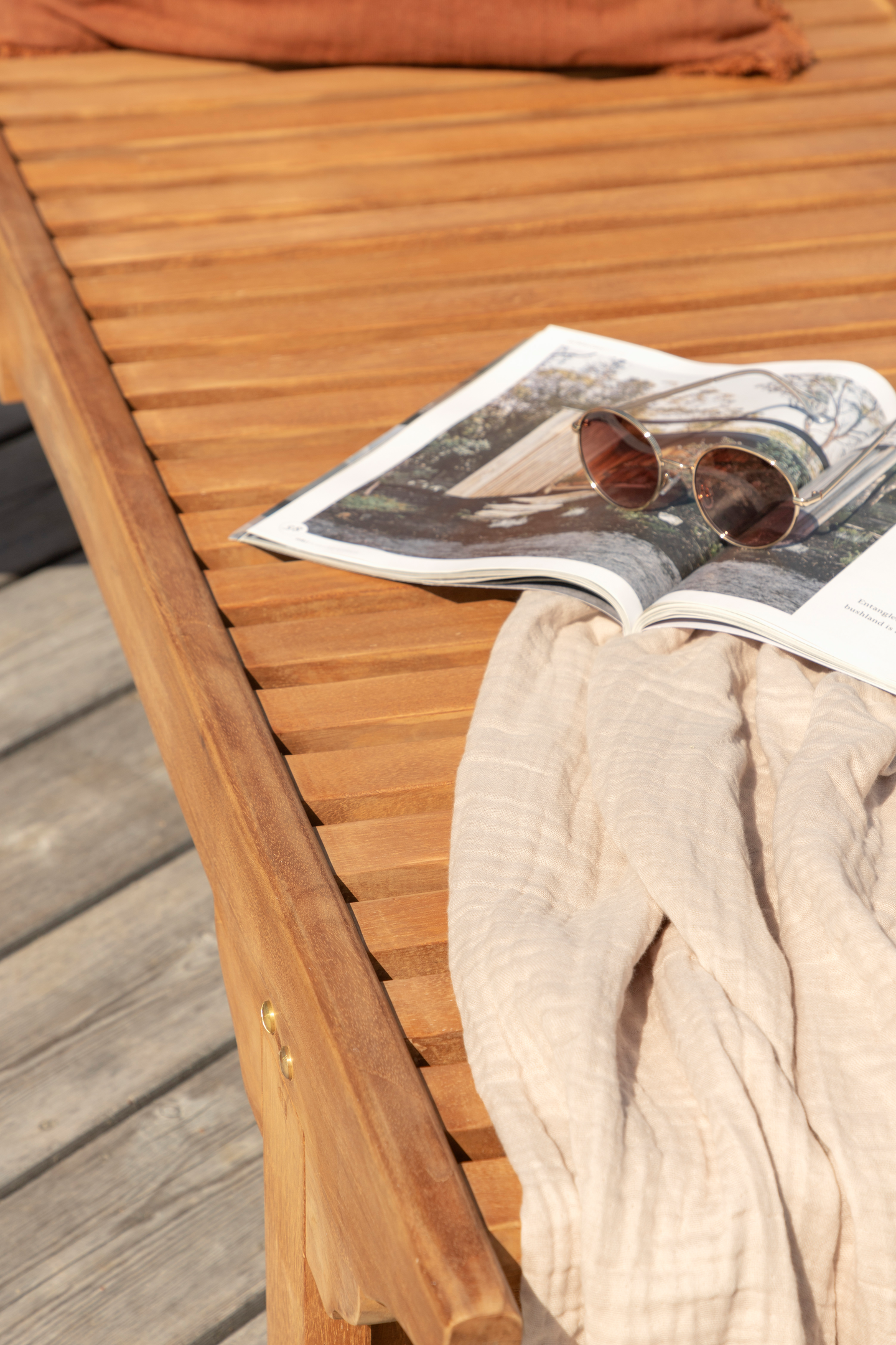 KALMAR SOLLOUNGE I TEAK