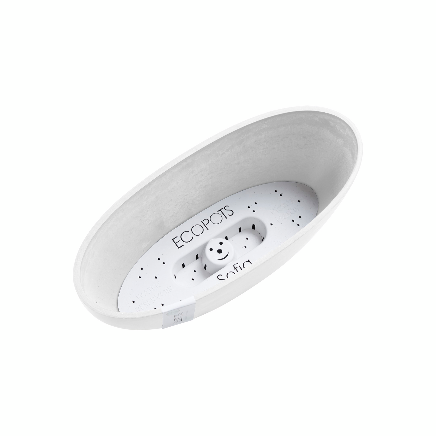 Ruukku Ecopots Sofia 30cm valkoinen