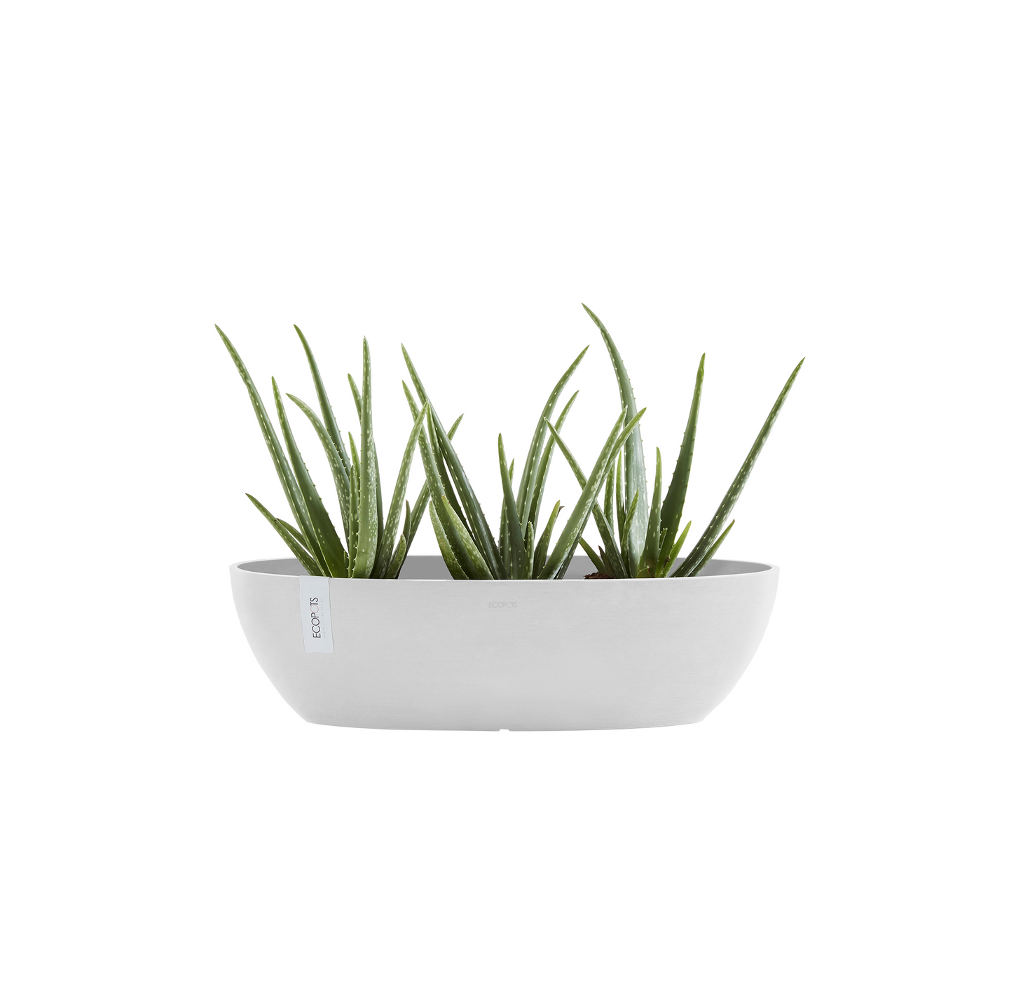 Ruukku Ecopots Sofia pitkä 56cm valkoinen